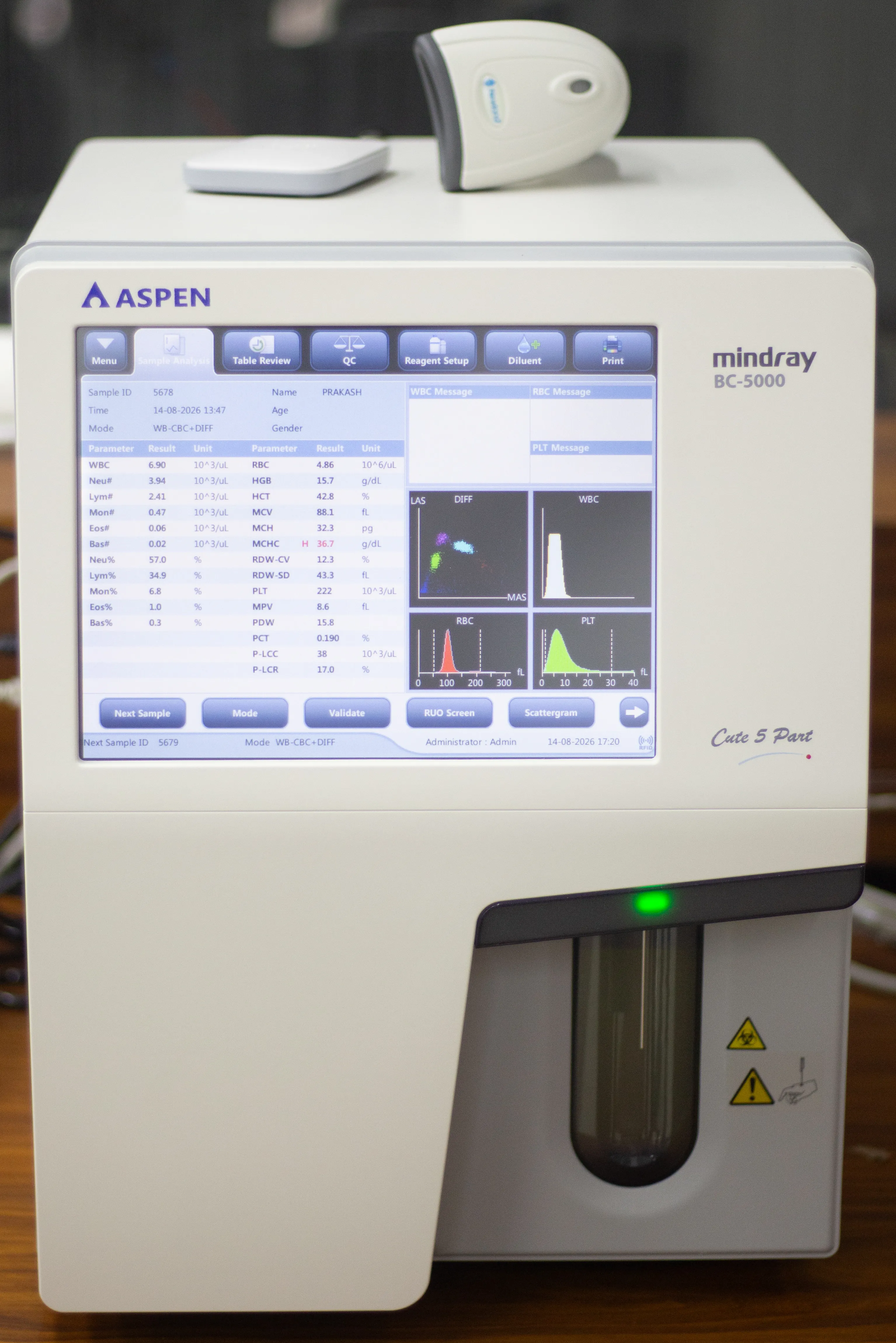 Laboratory at TruScan Diagnostics